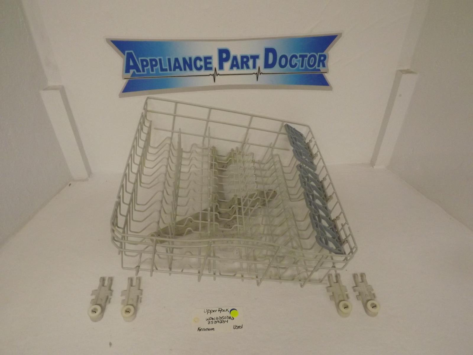Kenmore Dishwasher WPW10350382 8539234 Upper Rack Used Kenmore Dishwasher WPW10350382 8539234 Upper Rack Used